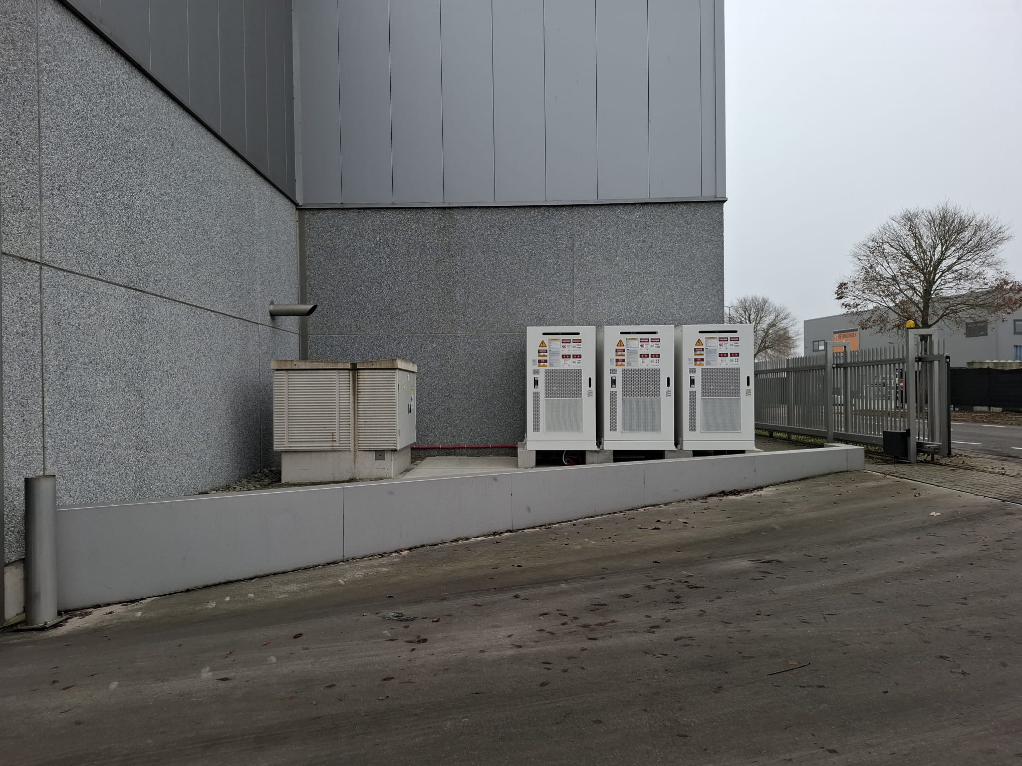 Industrial battery energy storage installation
