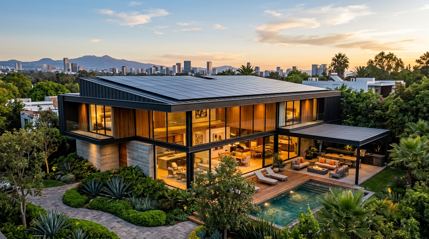 Luxury Residence CDMX Solar Installation